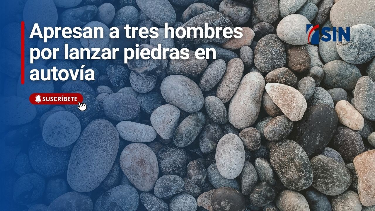 Apresan a tres hombres por lanzar piedras en autovía