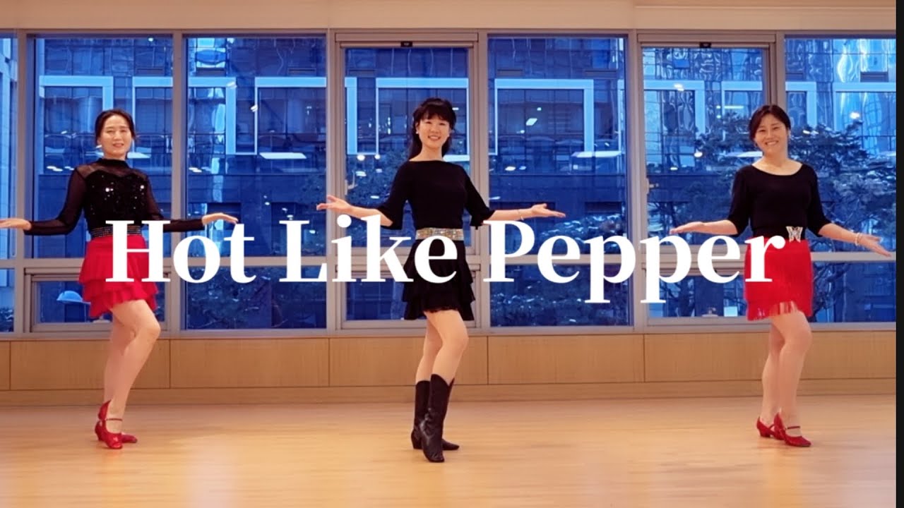 ❤️ Hot Like Pepper Linedance/ Easy Intermediate/ 핫 라이크 페퍼 #강민경 #오늘도라인하세요 