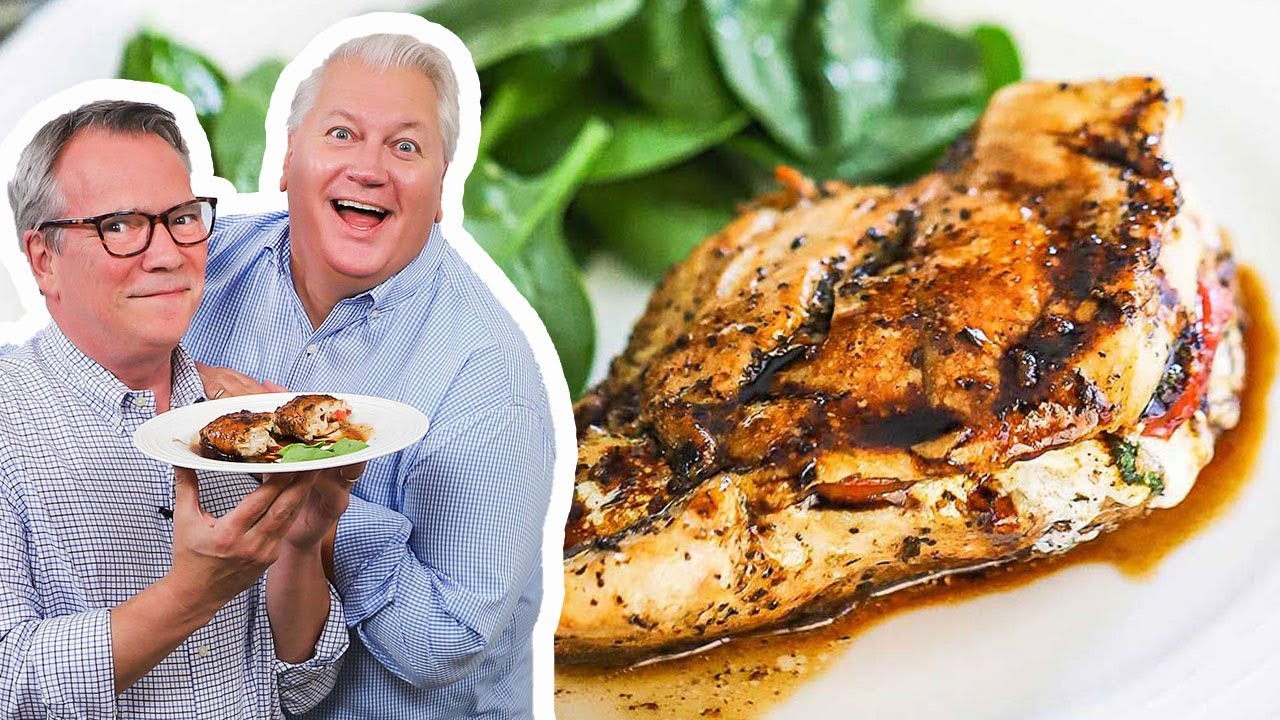 ВОСХИТИТЕЛЬНО! Капрезе, фаршированная курица с бальзамической глазурью