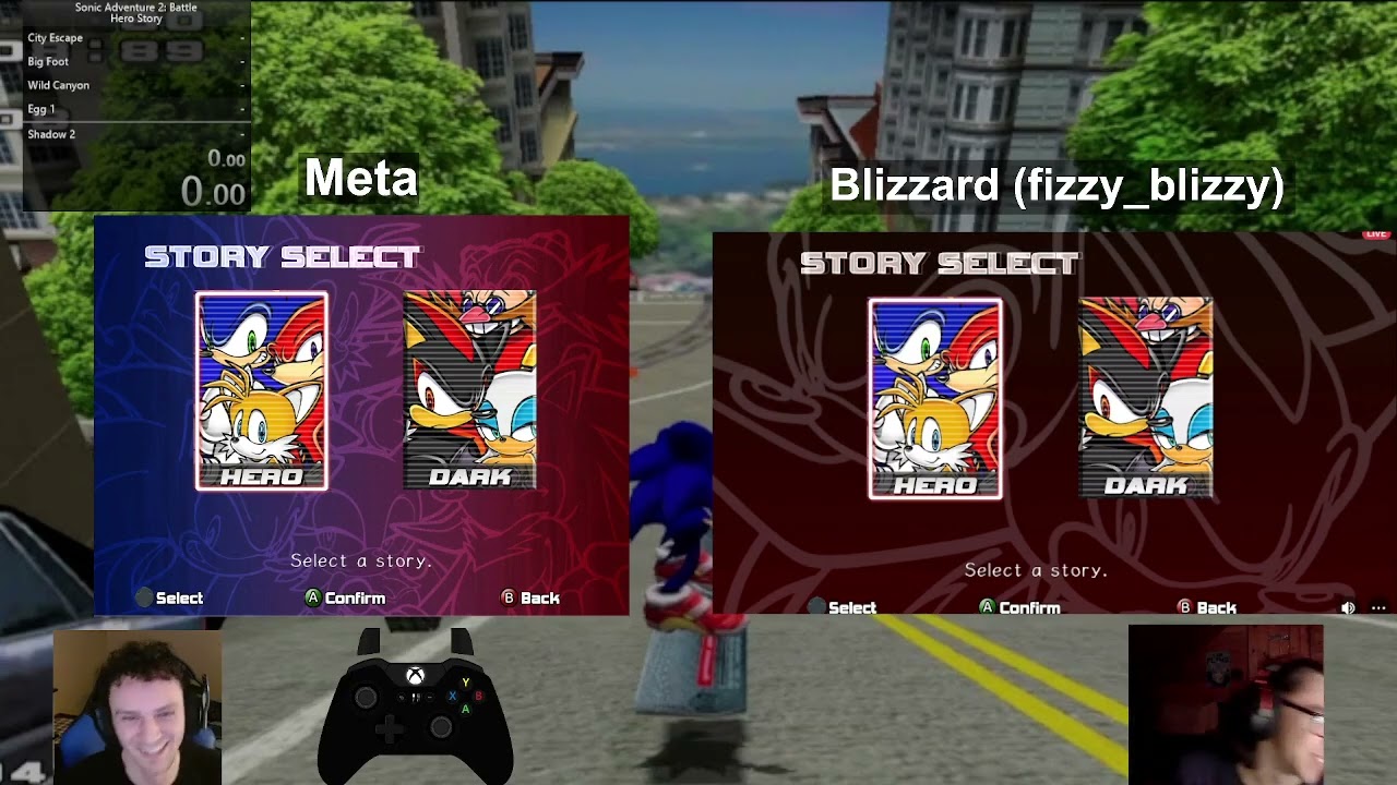 Sonic Adventure 2: Battle - Hero Story Race vs. Blizzard [PC]