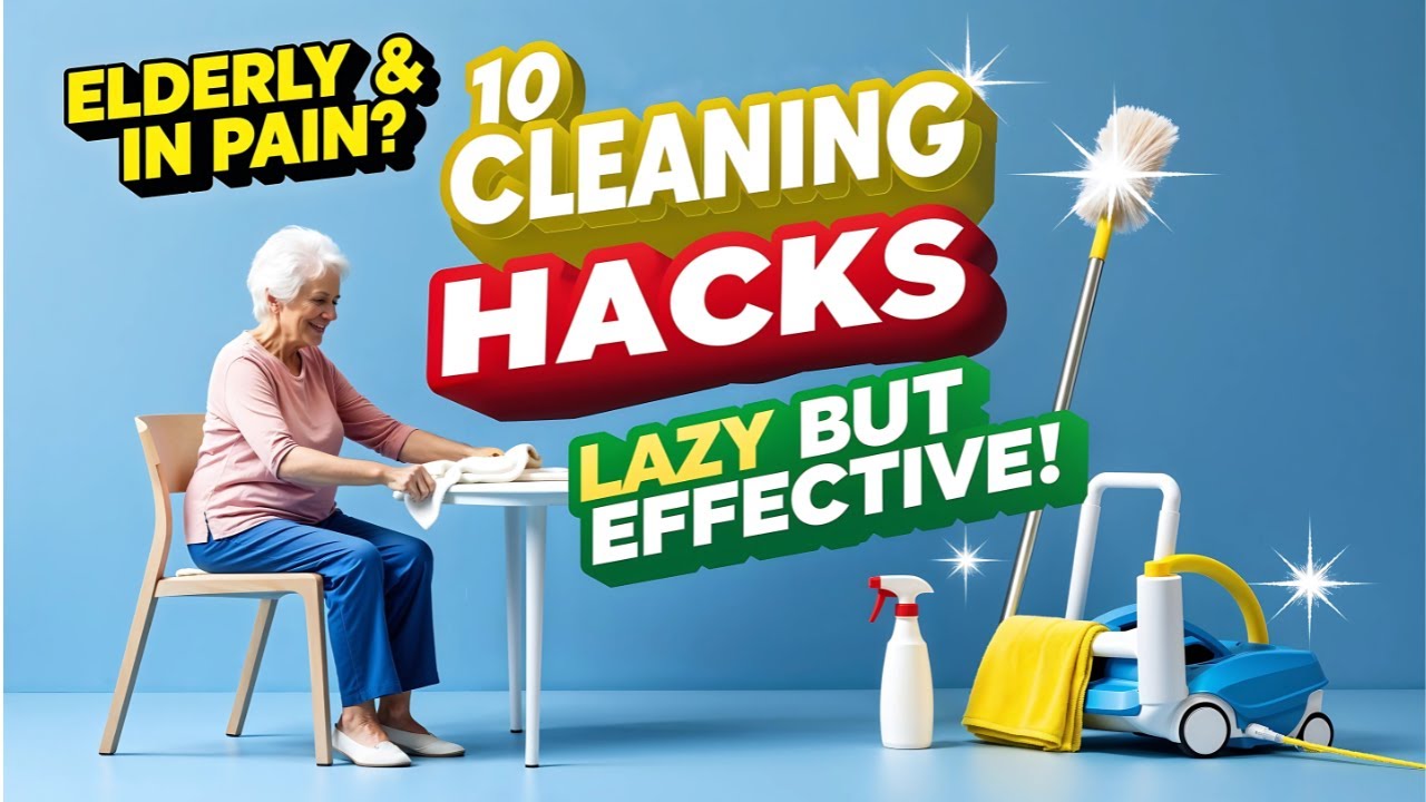 10 Easy Cleaning Hacks for Seniors in Pain | Elderly & Disabled Lazy but Effective Tips