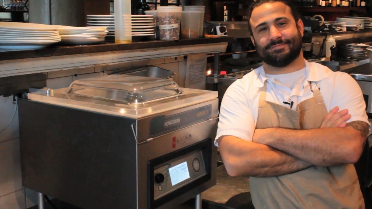 Chef Brad Daniels and his Henkelman - Osteria