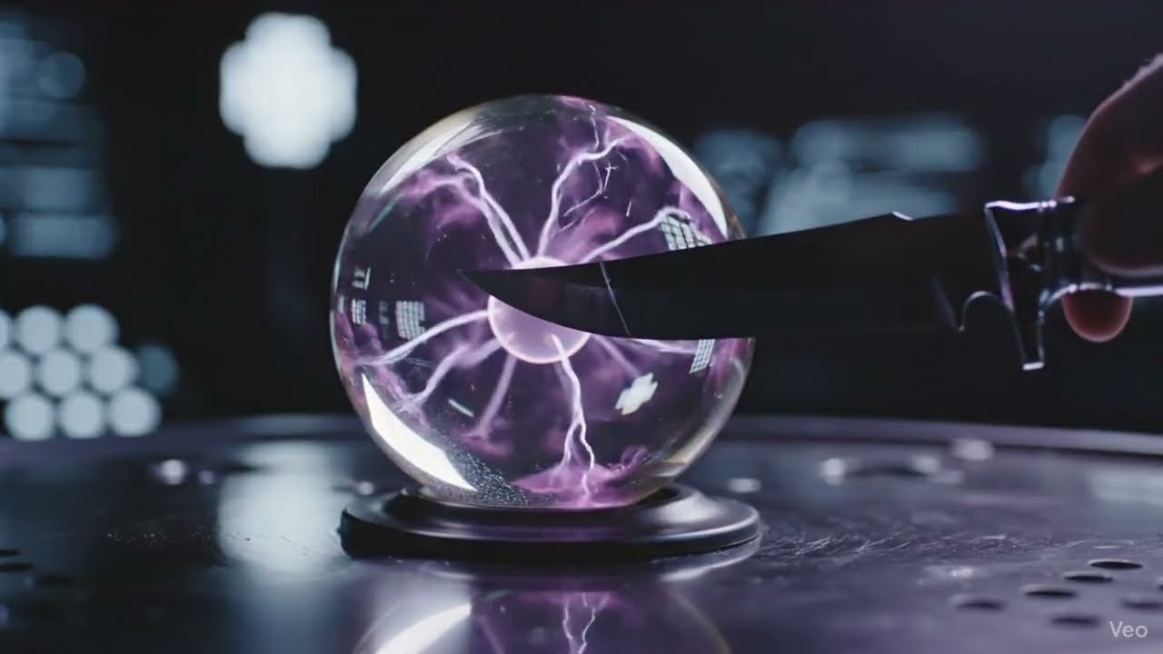 Cutting the Quantum Energy Cube ⚡ &ndash; Electric ASMR in 8K Ultra Cinematic Visuals