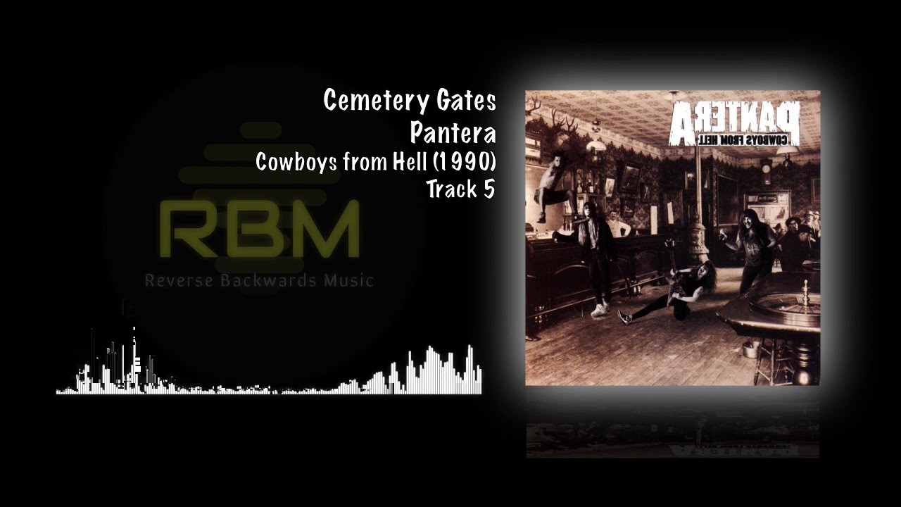 Pantera - Cemetery Gates (Reverse Backwards Audio Track)