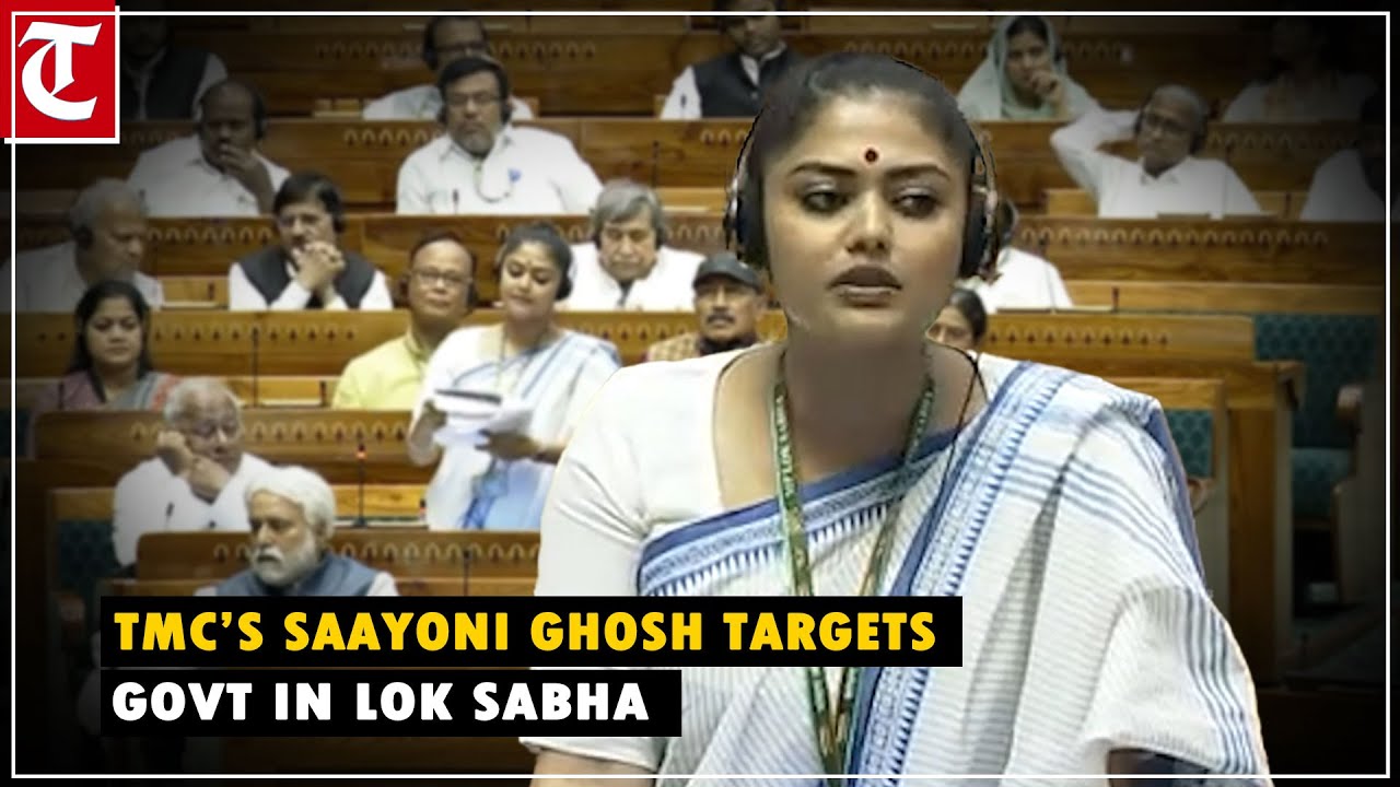'Modi hai toh namumkin hai…': TMC MP Saayoni Ghosh slams government In Lok Sabha