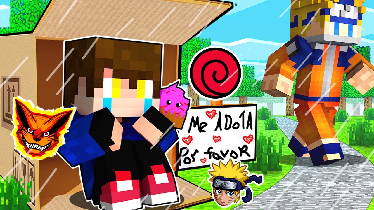 NINGUÉM quer adotar o BEBÊ TREVOR e UZUMAKI no Mundo de NARUTO 𝗡𝗢 Minecraft