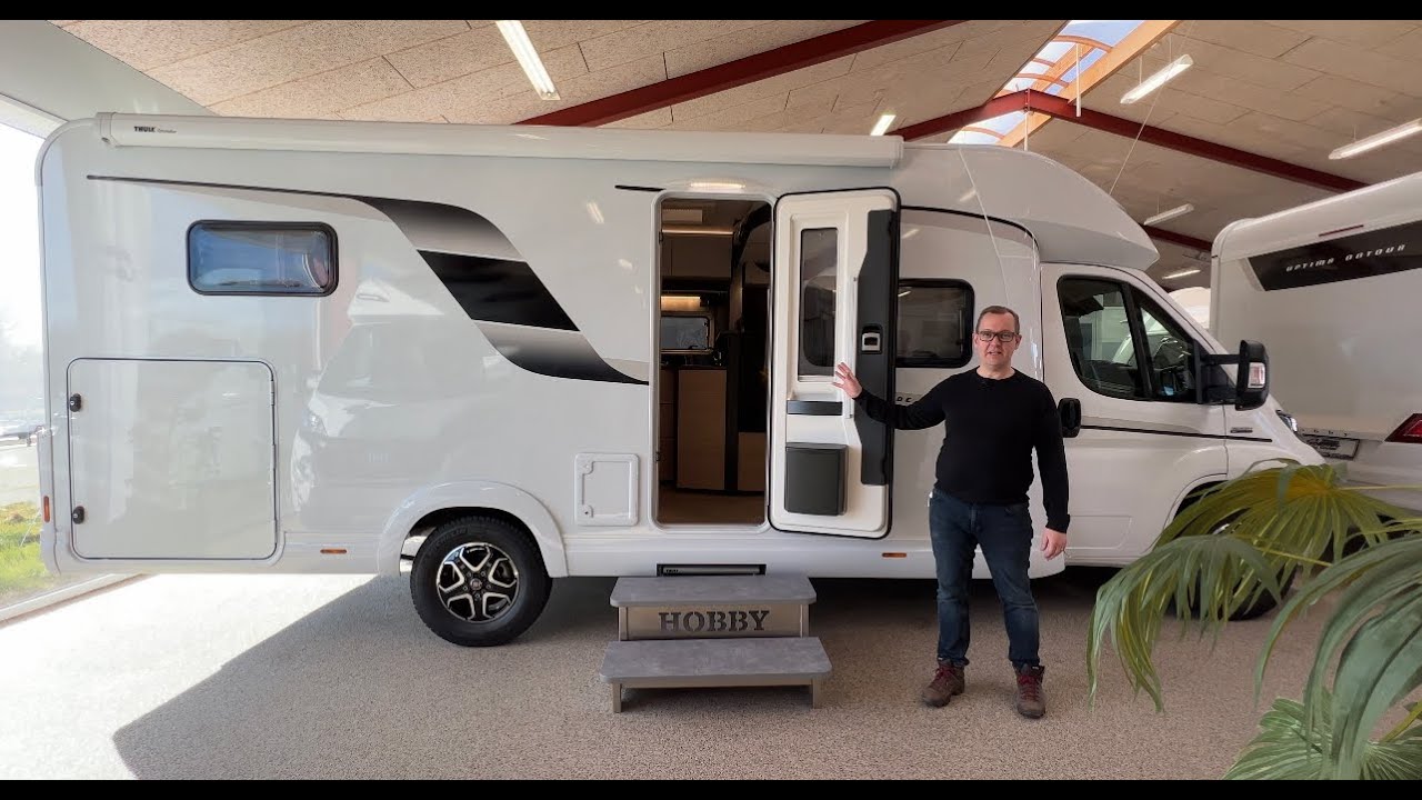 Hobby Optima De Luxe T75 HGE - Den største autocamper fra Hobby, som er fyldt med luksus.