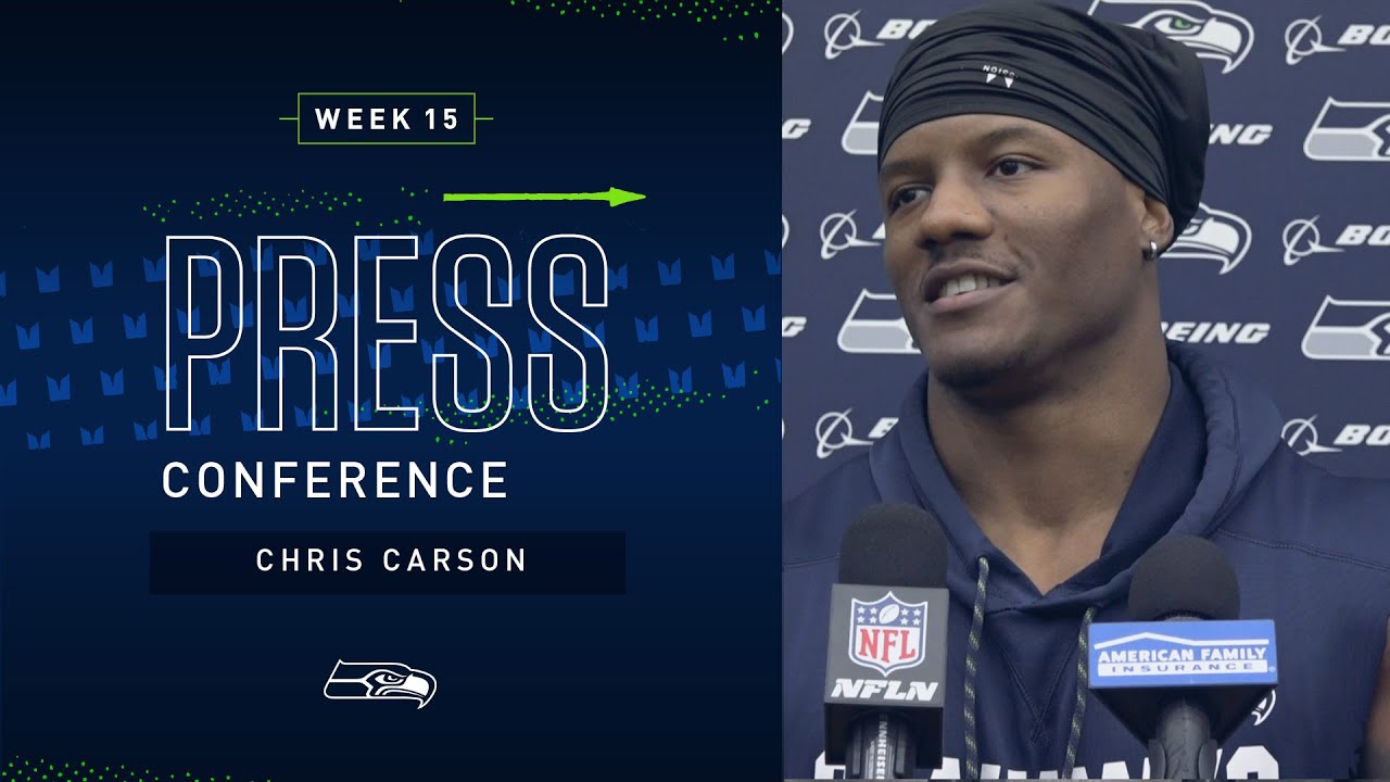Running Back Chris Carson Week 15 Press Conference | 2019 Seattle Seahawks