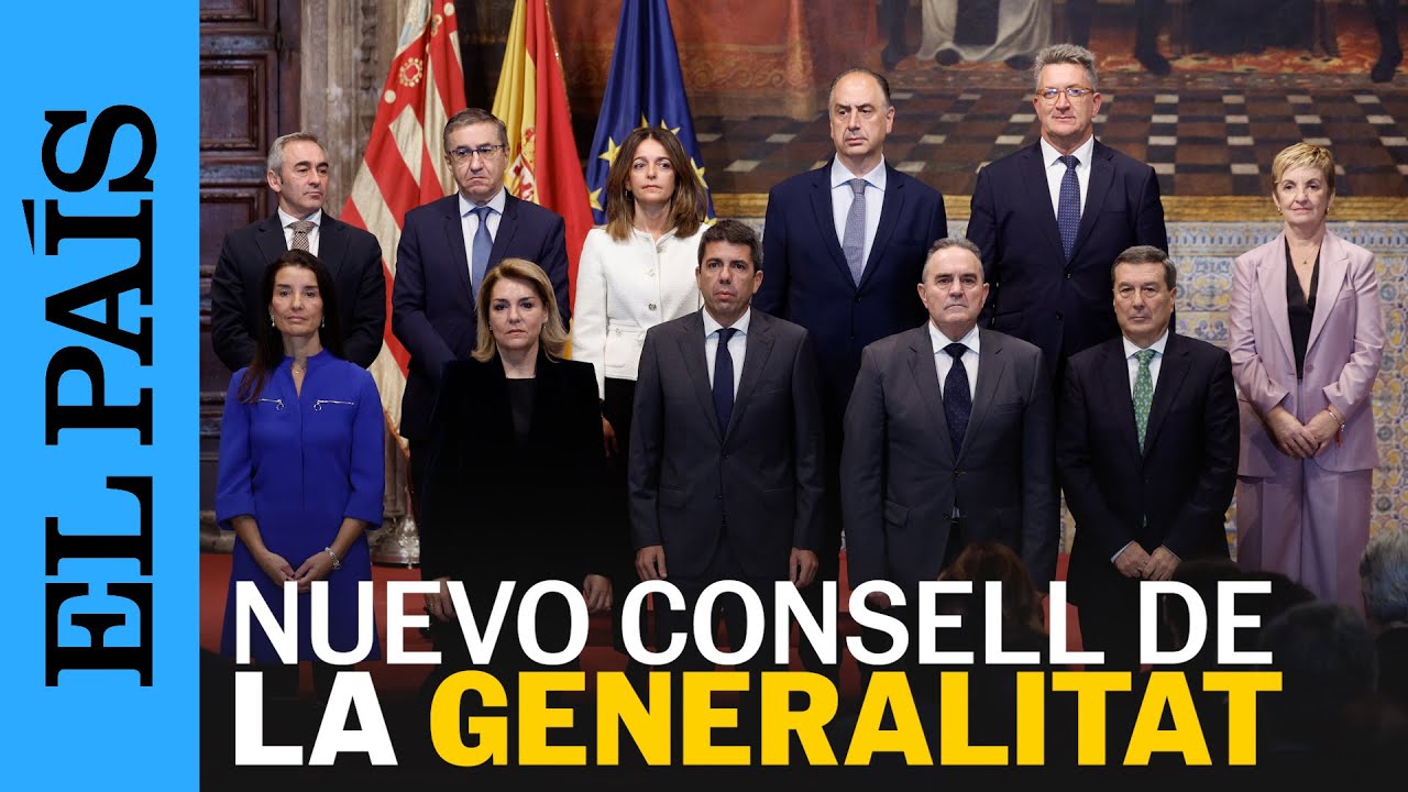 VALENCIA | Mazón presenta el nuevo Consell de la Generalitat | EL PAÍS