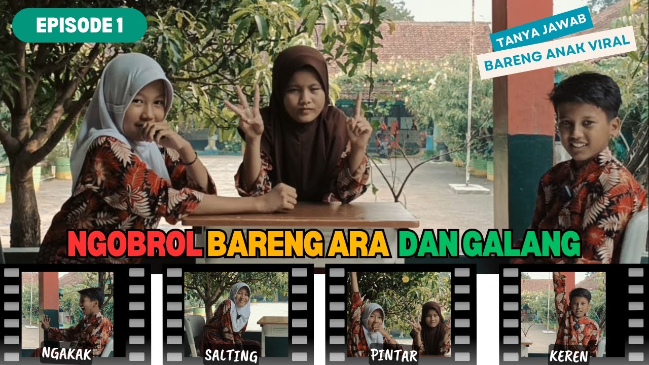 NGOBROL BARENG 💖 ARA DAN GALANG NGAKAK BANGET🤣🤣🤣 AURIN SEDIH💖 #aradangalang #viral