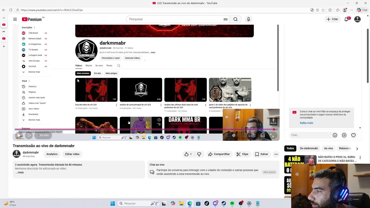 Transmissão ao vivo de darkmmabr