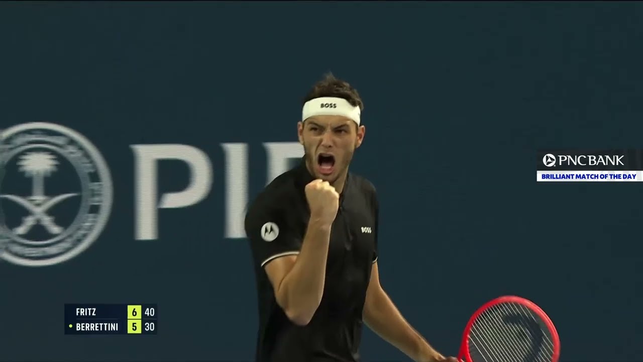 Brilliant Match of the Day | Taylor Fritz v. Matteo Berrettini
