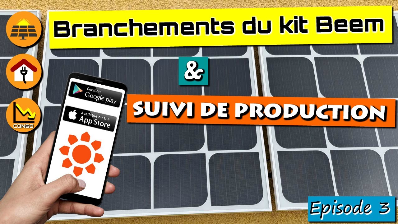 Installation du kit solaire BEEM 300W ☀  pour produire de l'électricité renouvelable chez soi !