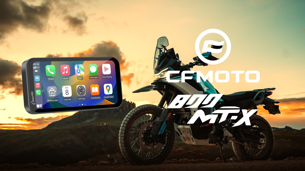 Installation du Carpuride W603 sur CFMoto 800 MTX