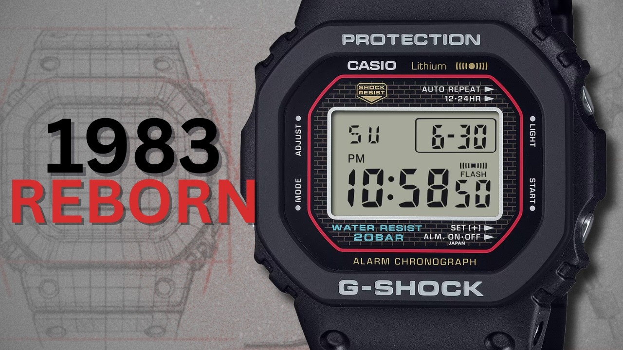Обзор G-SHOCK DW-5000R | Возрождение легенды 1983 года (Стоит ли оно того?)