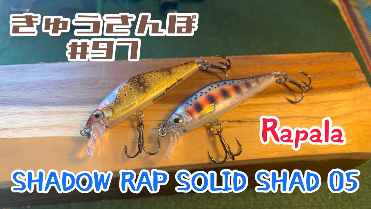 きゅうさんぽ #97【Rapala SHADOW RAP SOLID SHAD 05】【2022年2月18日】