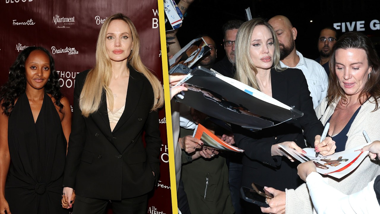 Angelina Jolie Has CHAOTIC Mother-Daughter Night Out With Zahara