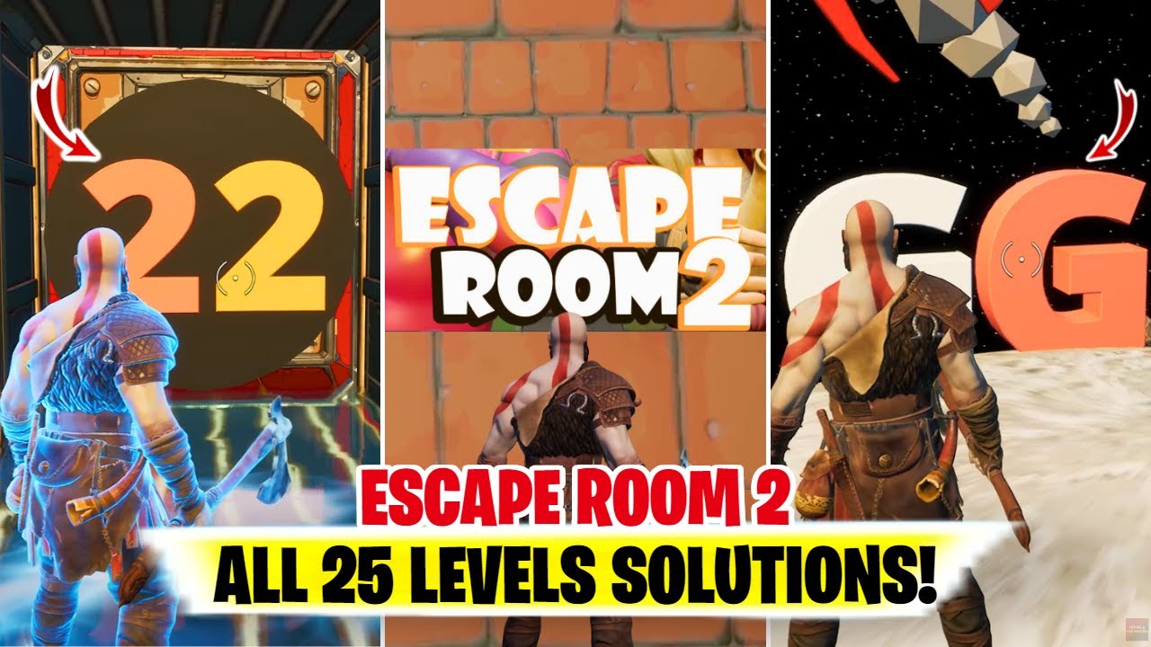 ESCAPE ROOM 2 Fortnite Solutions (B34N_Matthew4r ESCAPE ROOM 2 Map) | BEST New ESCAPE ROOM Fortnite!