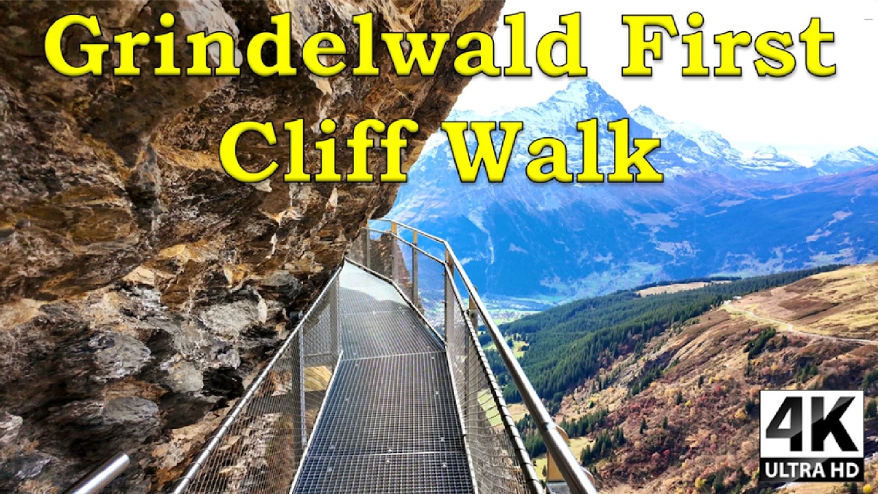 Thrilling Cliff Walk at Grindelwald First, Switzerland 🇨🇭 - | Top of Adventure