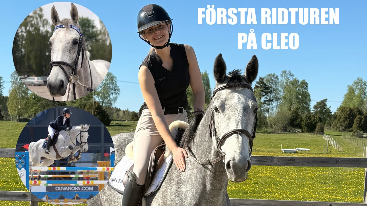 FÖRSTA RIDTUREN PÅ MORRANS BÄBIS