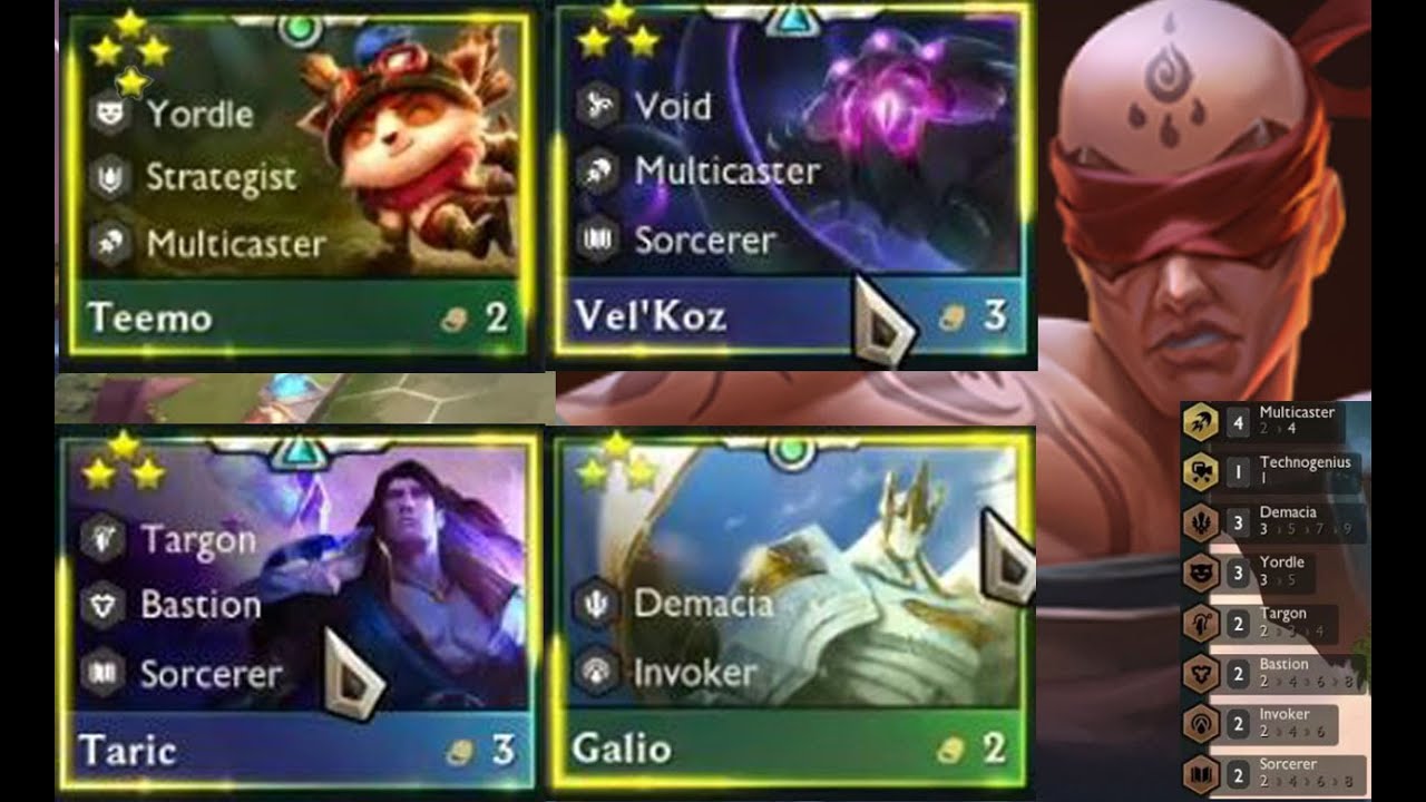 4 Star Teemo Multicaster Comp I Anti Meta I Teamfight Tactics I TFT Ranked Guide
