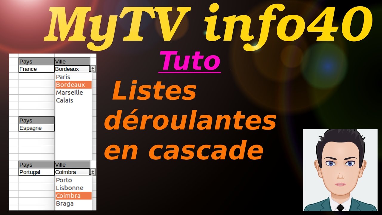 Tuto par la Pratique Listes Déroulantes en CASCADE