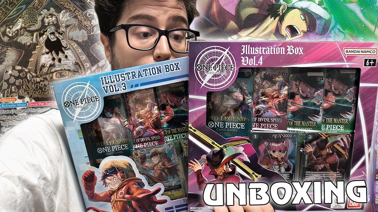 LLEGARON LOS ILLUSTRATION BOX de ONE PIECE CARD GAME 😱 VOL. 3 & 4 