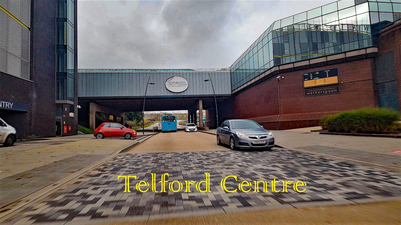 Autumn Drive Telford Town Centre in 4K