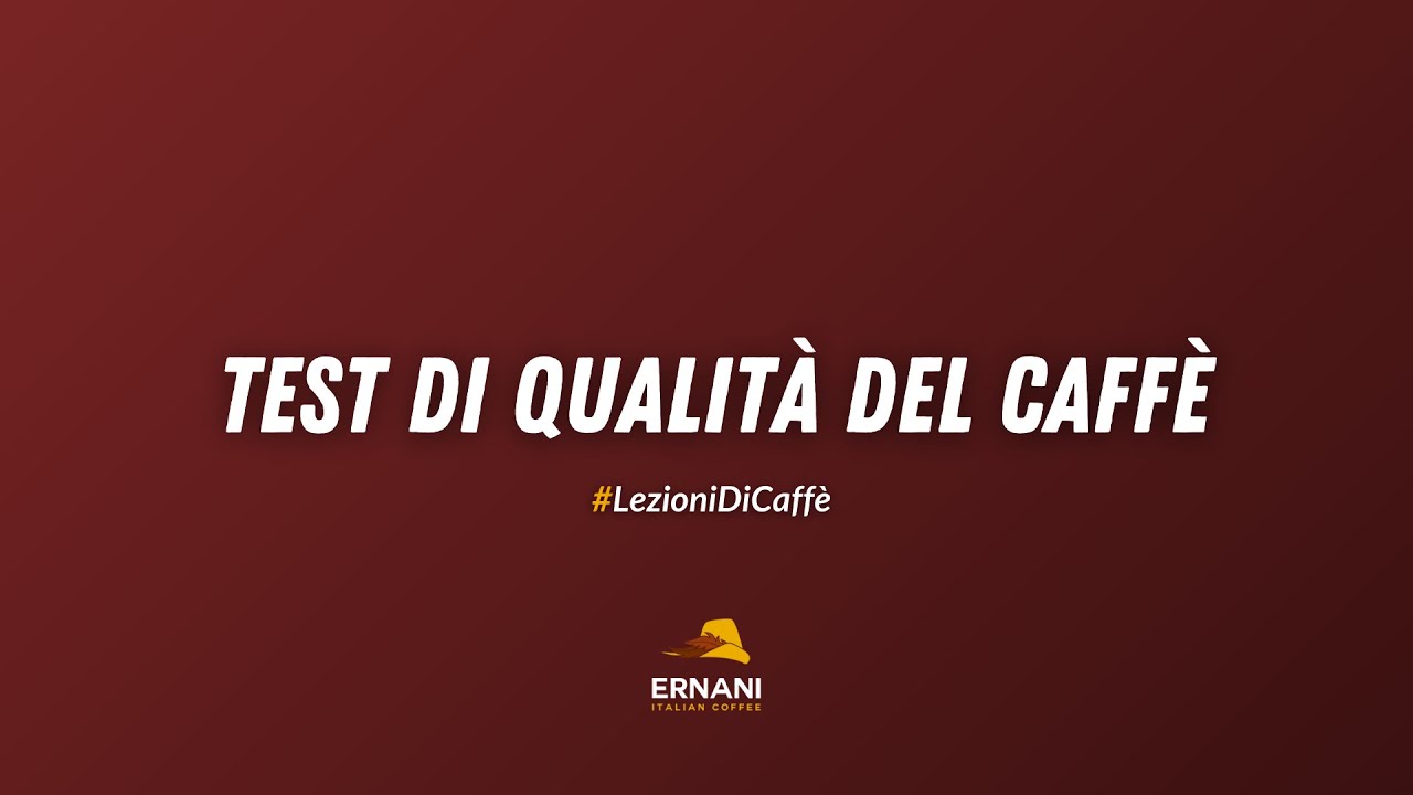 Test di qualità del caffè | CAFFÈ ERNANI