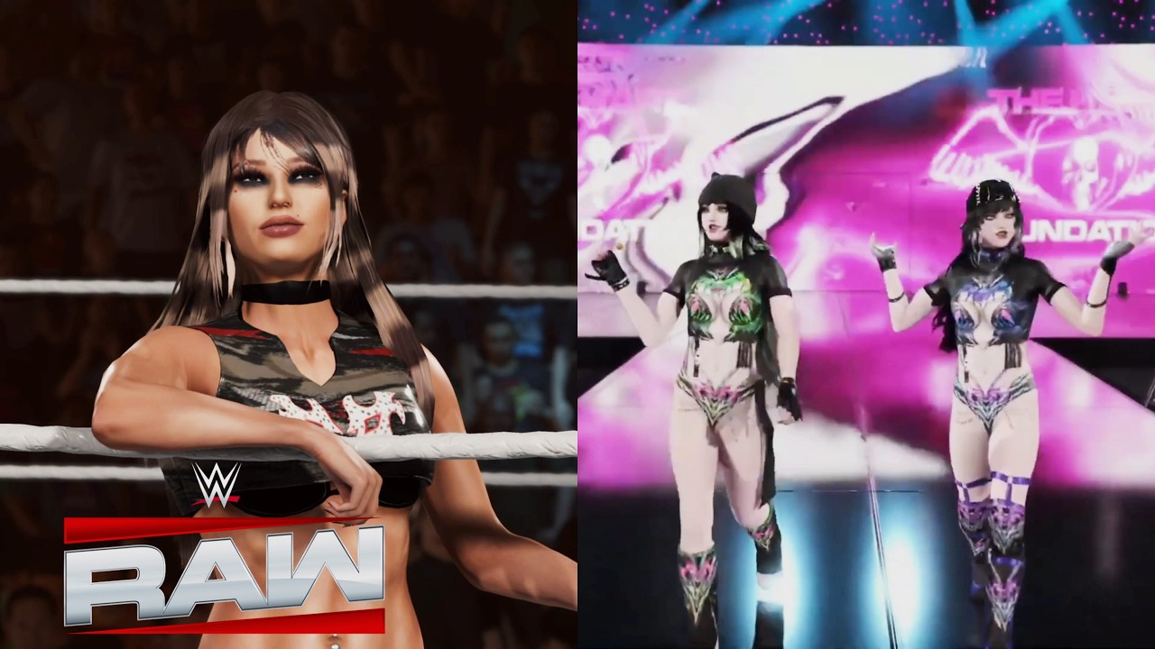 WWE 2K25 RAW - DAYENA RESPONDS TO MIMI'S CHALLENGE