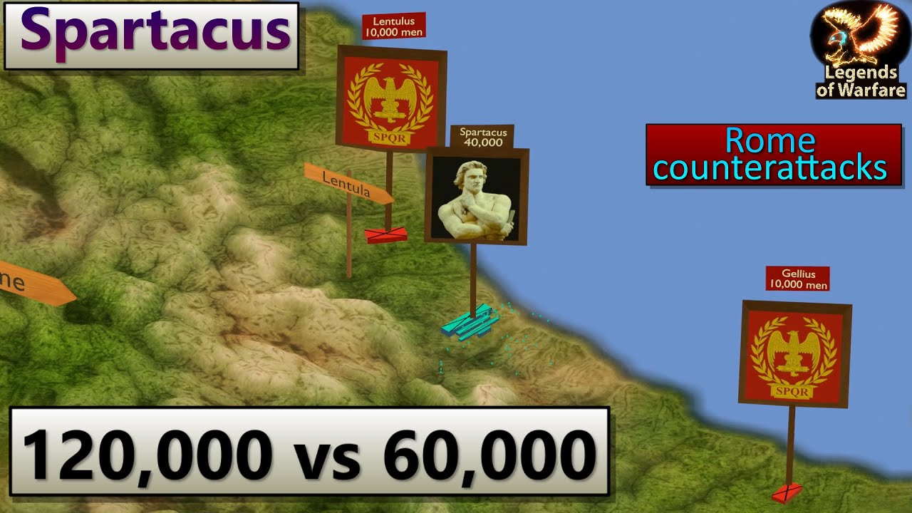 Battles of Lentula and Picenum, Spartacus' Third Servile War [Part 2]