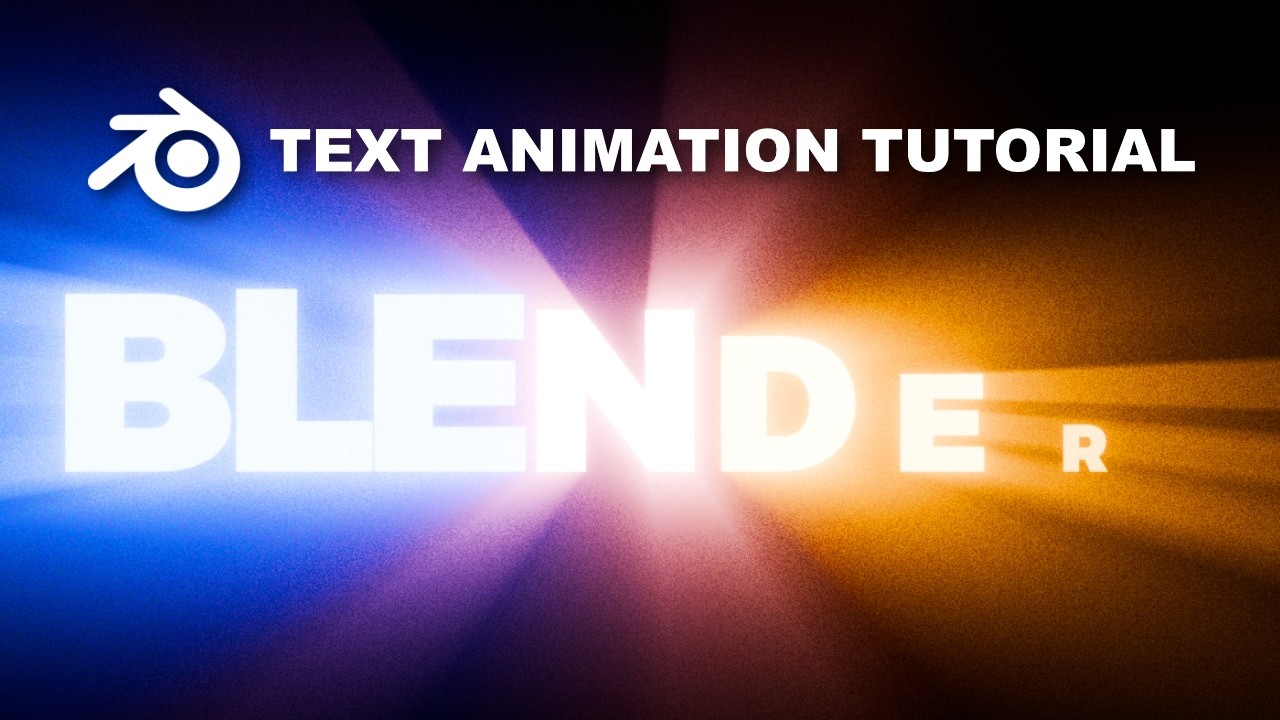 The Most Satisfying Text Animation (Blender Geometry Nodes)