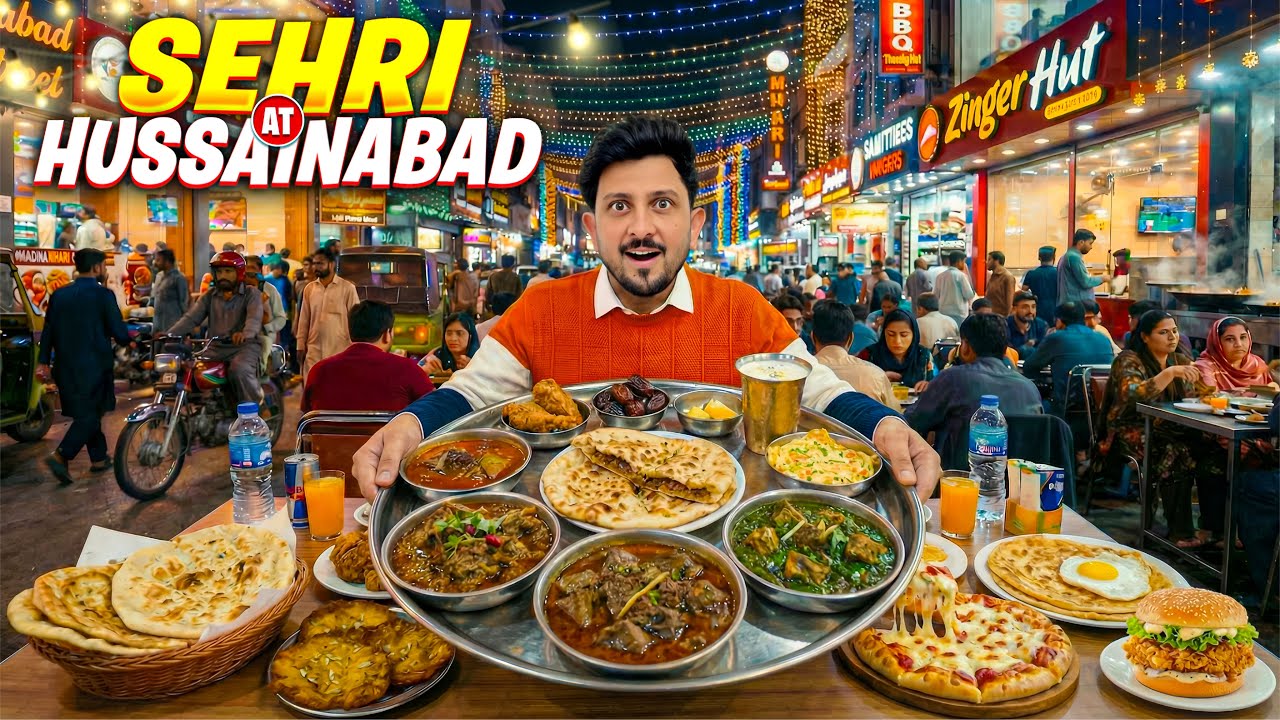 Sehri scenes at Hussainabad food street❤️