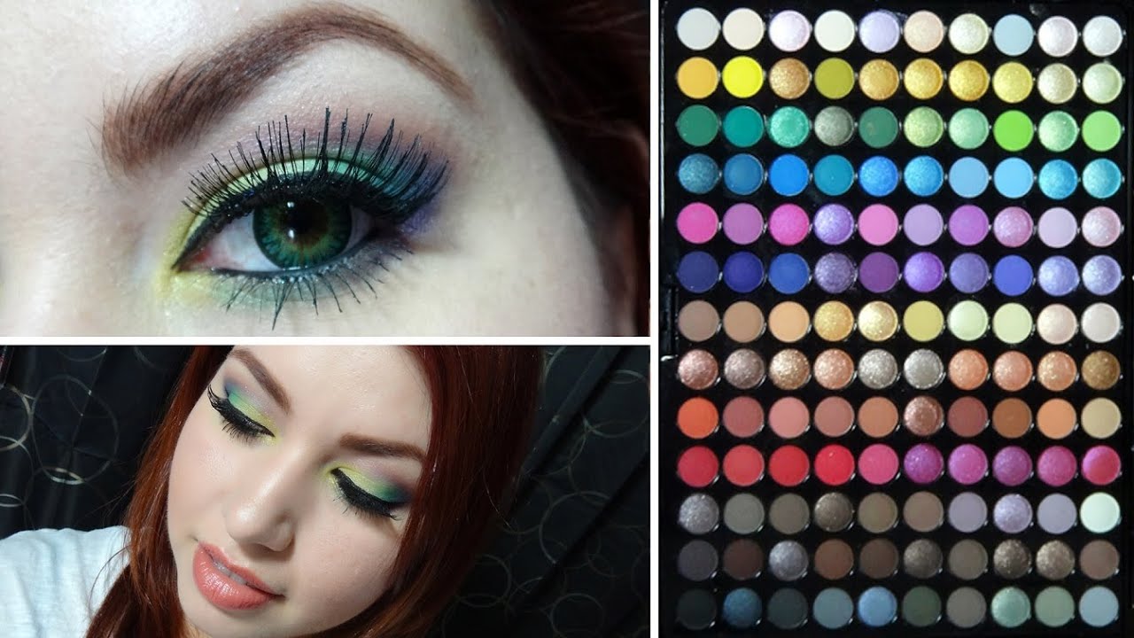 *Fresh Green Rainbow - BEAUTY TREATS 130 EYEDHADOW PALETTE*