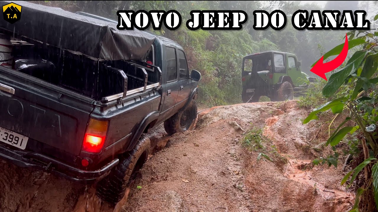 Dia de Trilha - Estreia do novo JEEP do Canal - Teste 4x4 Raiz 💥