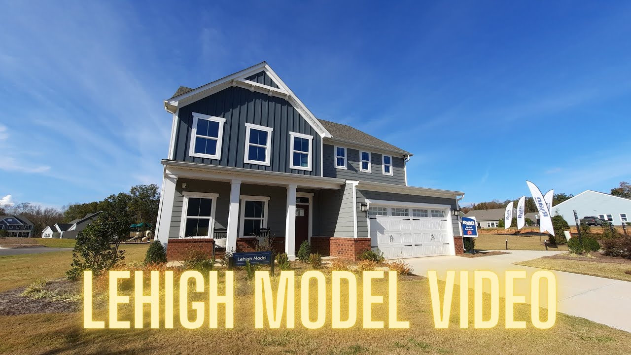 Ansley Park. New homes in Indian Land SC. Lehigh model. Ryan Homes