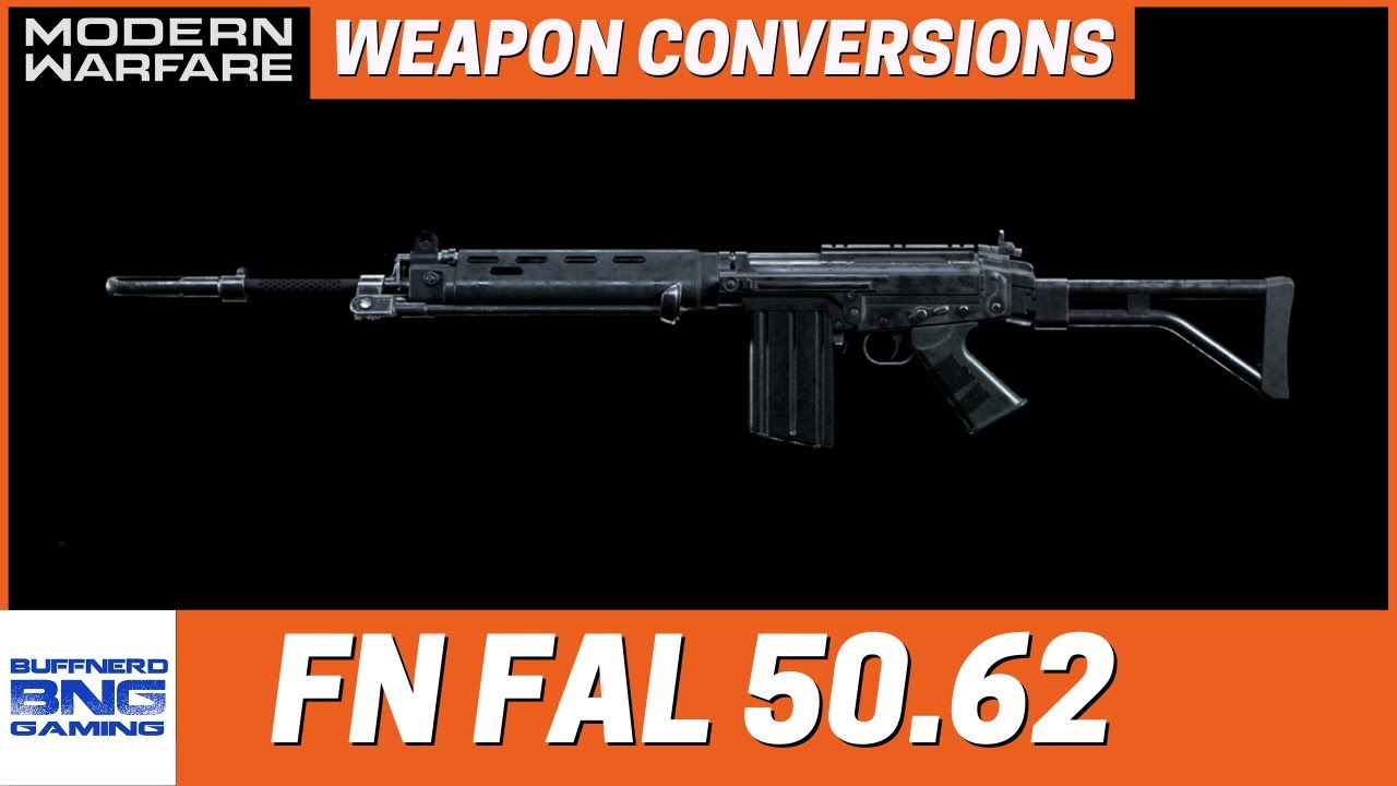 Модификация оружия FN FAL для десантников — Call Of Duty Modern Warfare