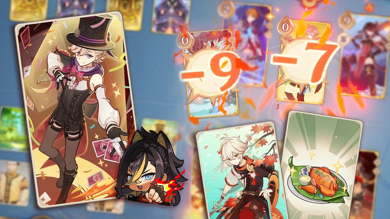 Lyney, Kazuha and Tandoori Chicken create magic 💫 | Genshin Impact TCG