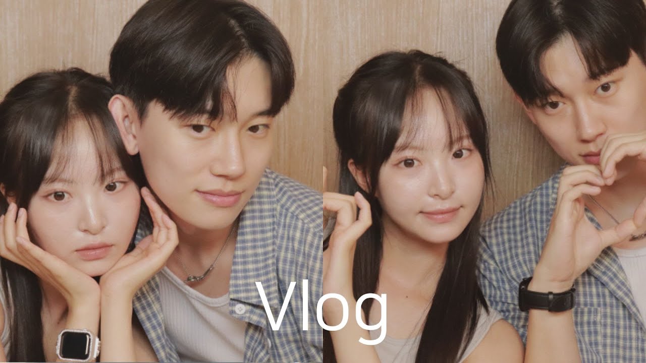 6년차 학생 커플 데이트 브이로그ㅣ2000일 데이트ㅣVLOGㅣ커플 바람막이ㅣ대학생 커플ㅣ산 꼭대기로 달 구경