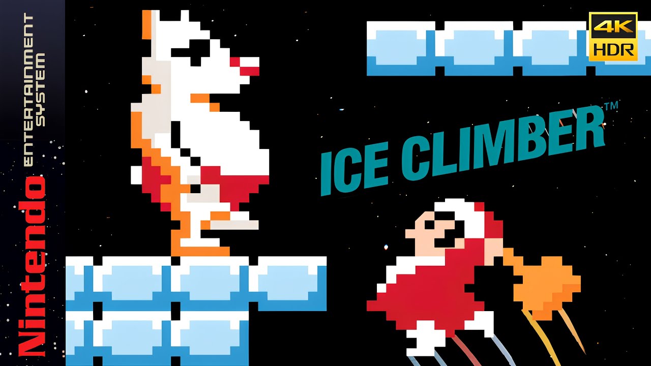 Ice Climber 4K 60FPS Full Game | Longplay NES