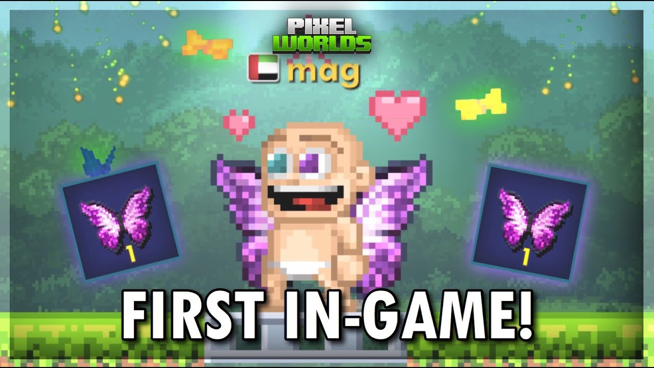 Pixel Worlds - I GOT BUTTERFLY WINGS! (FIRST INGAME!!) PT.4