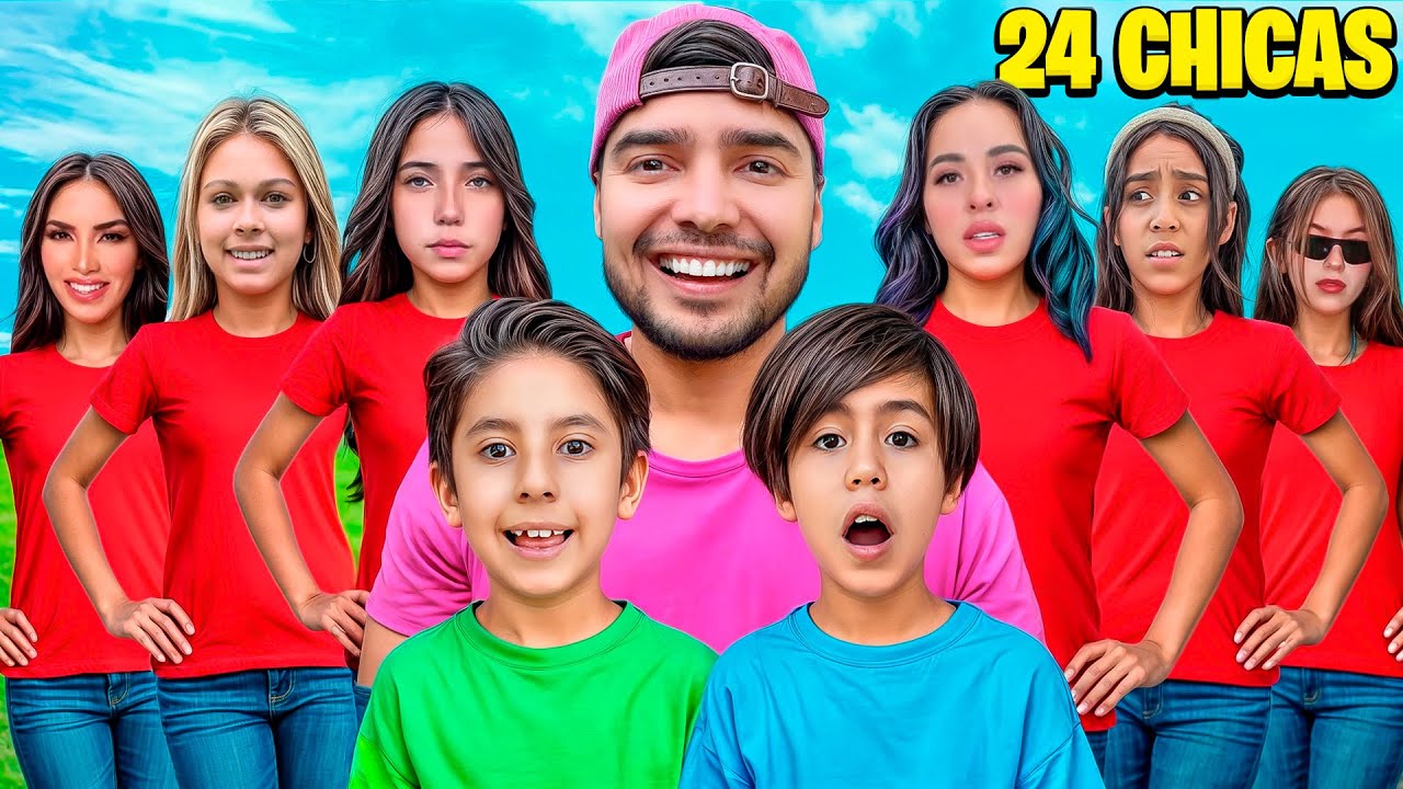 24 NIÑERAS en 24 HORAS con los NIÑOS !!