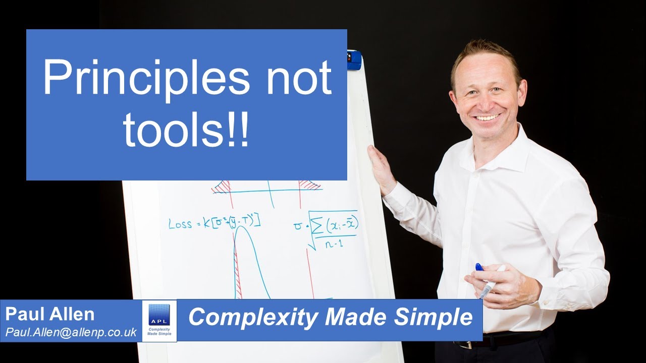 Principles not tools...