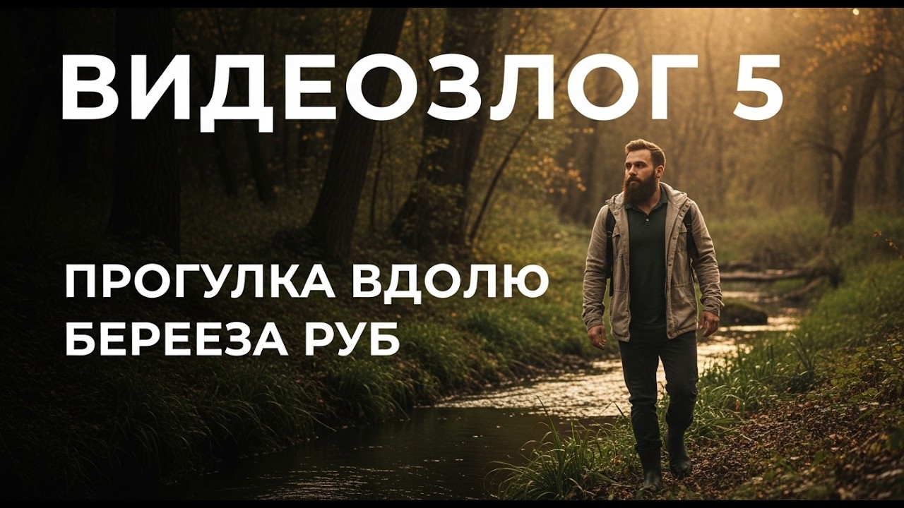 Видеоблог 5: Прогулка вдоль берега ручья