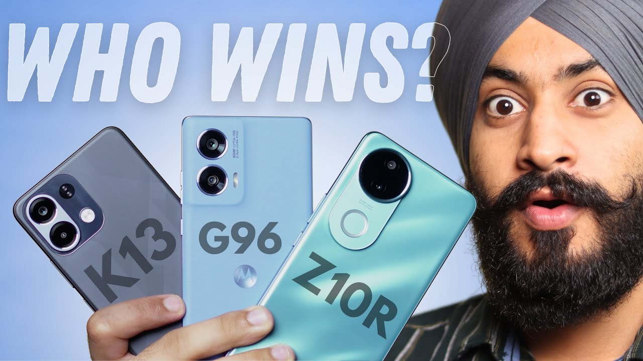 Best 5G Phone Under ₹20,000 | iQOO Z10R vs moto g96 vs OPPO K13 |