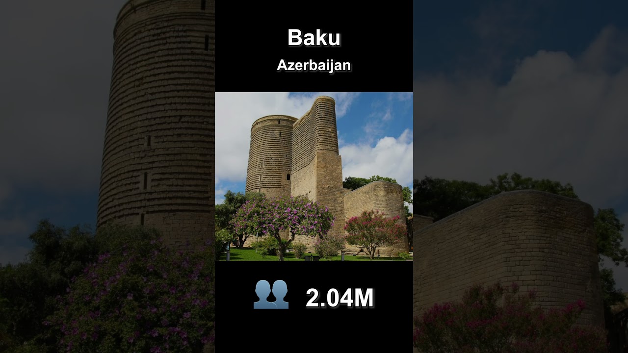 Random Beautiful Towns DAY39 - Baku, Azerbaijan #photo #trip #travel #sightseeing  #history #maps