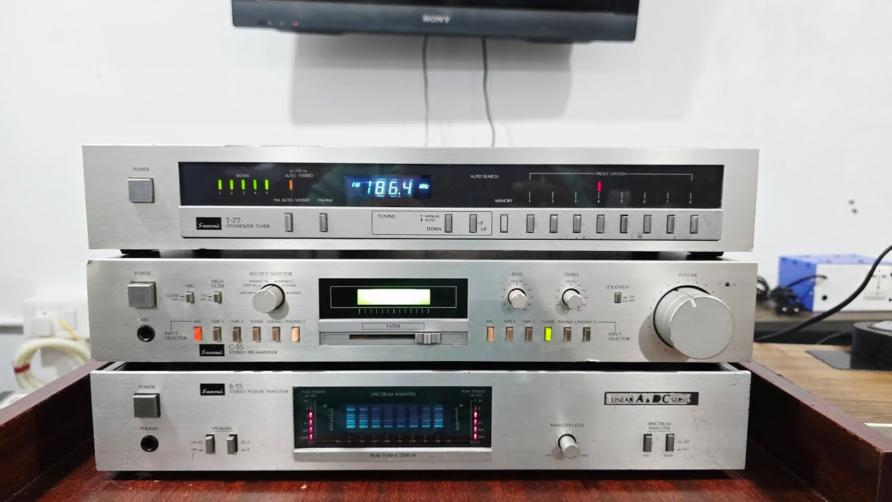 SANSUI Stereo Power and Pre Amplifier With Tuner/For Sale/Infinity Audio/Contact 94433 70602 