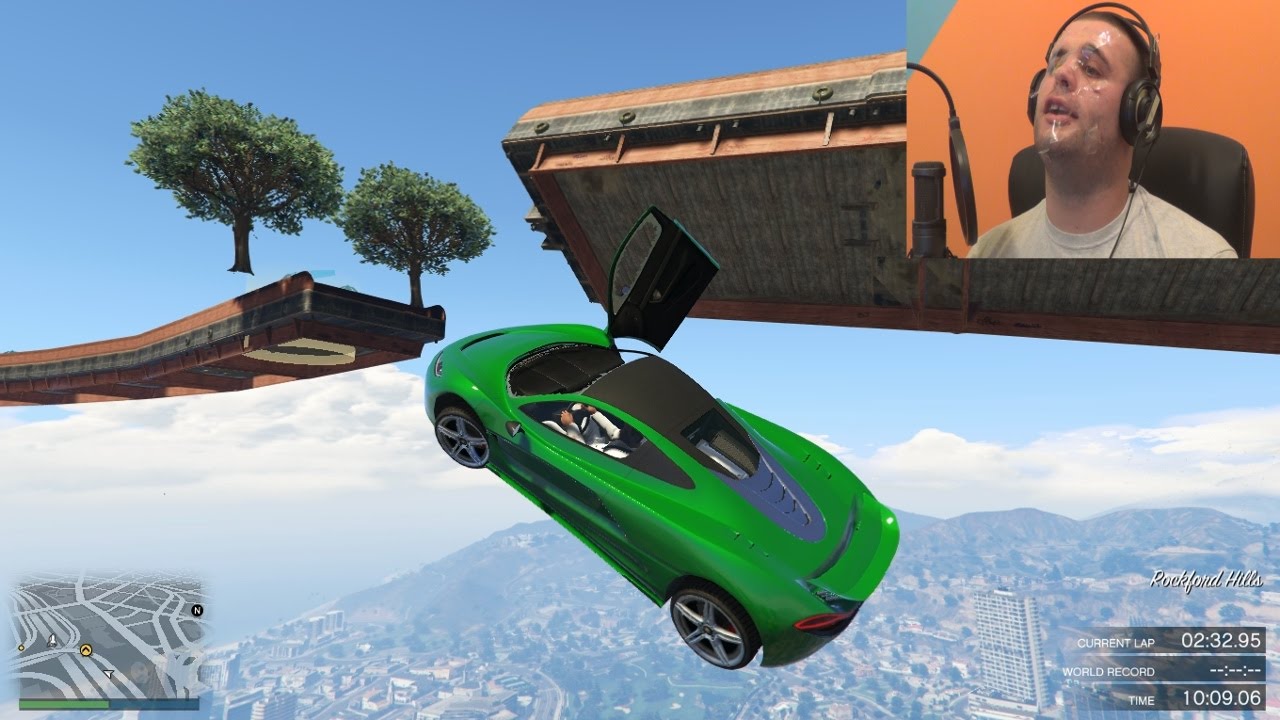 TRAKA CHALLENGE! GTA V LUDA MAPA