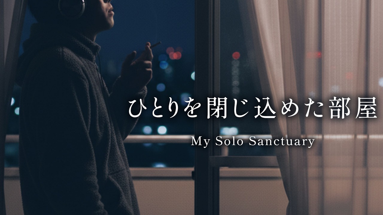 【作業・睡眠BGM】ひとりを閉じ込めた部屋 | 眠れない夜に寄り添う癒しのギターBGM | Calm Fingerstyle for Insomnia🎸🍃