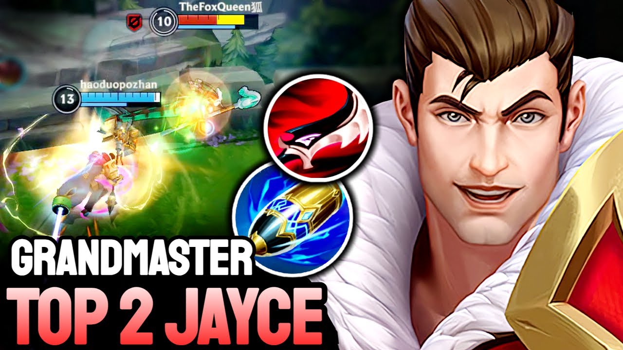 WILD RIFT JAYCE - TOP 2 JAYCE GAMEPLAY - GRANDMASTER RANKED